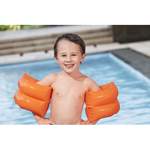 Orange BESTWAY Swimming Training Armbands for Children 25x20cm