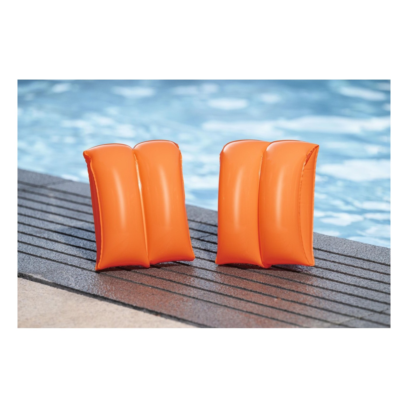 Orange BESTWAY Swimming Training Armbands for Children 25x20cm