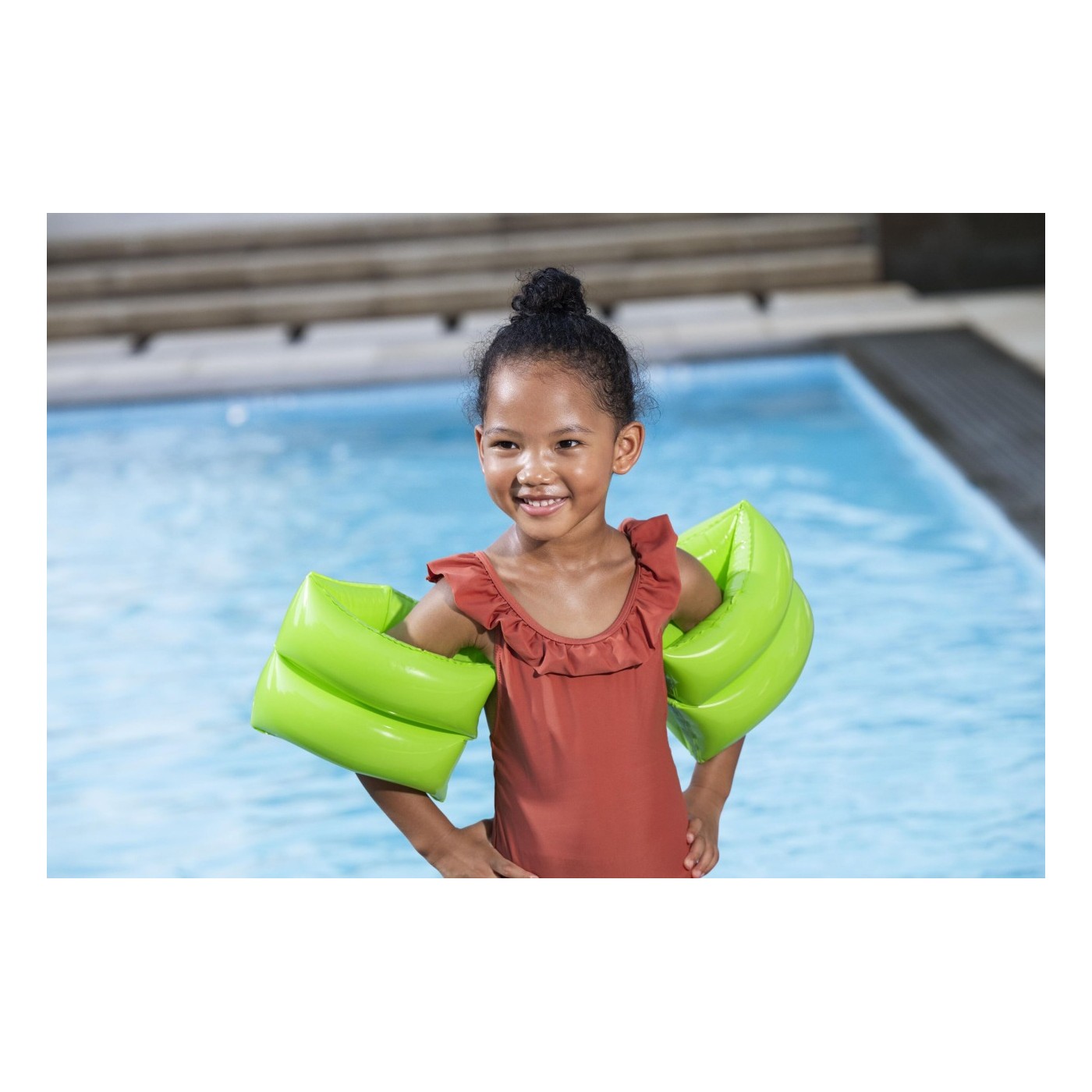 Swimming armbands for children Green BESTWAY 25x20cm