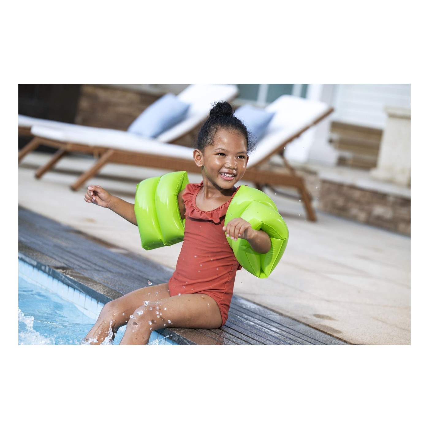 Swimming armbands for children Green BESTWAY 25x20cm