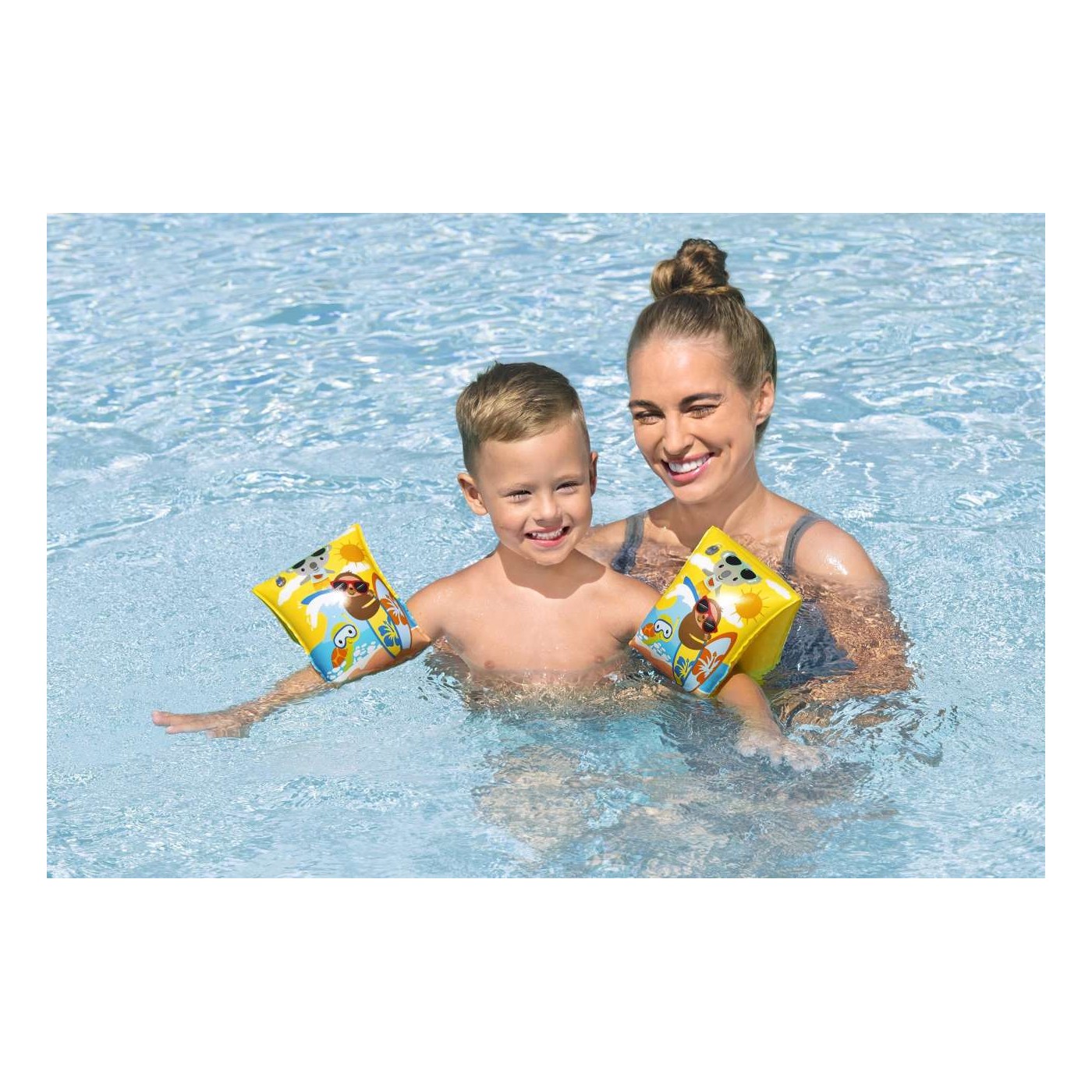 SUMMER SURF Arm Warmers Yellow 23x15cm Bestway