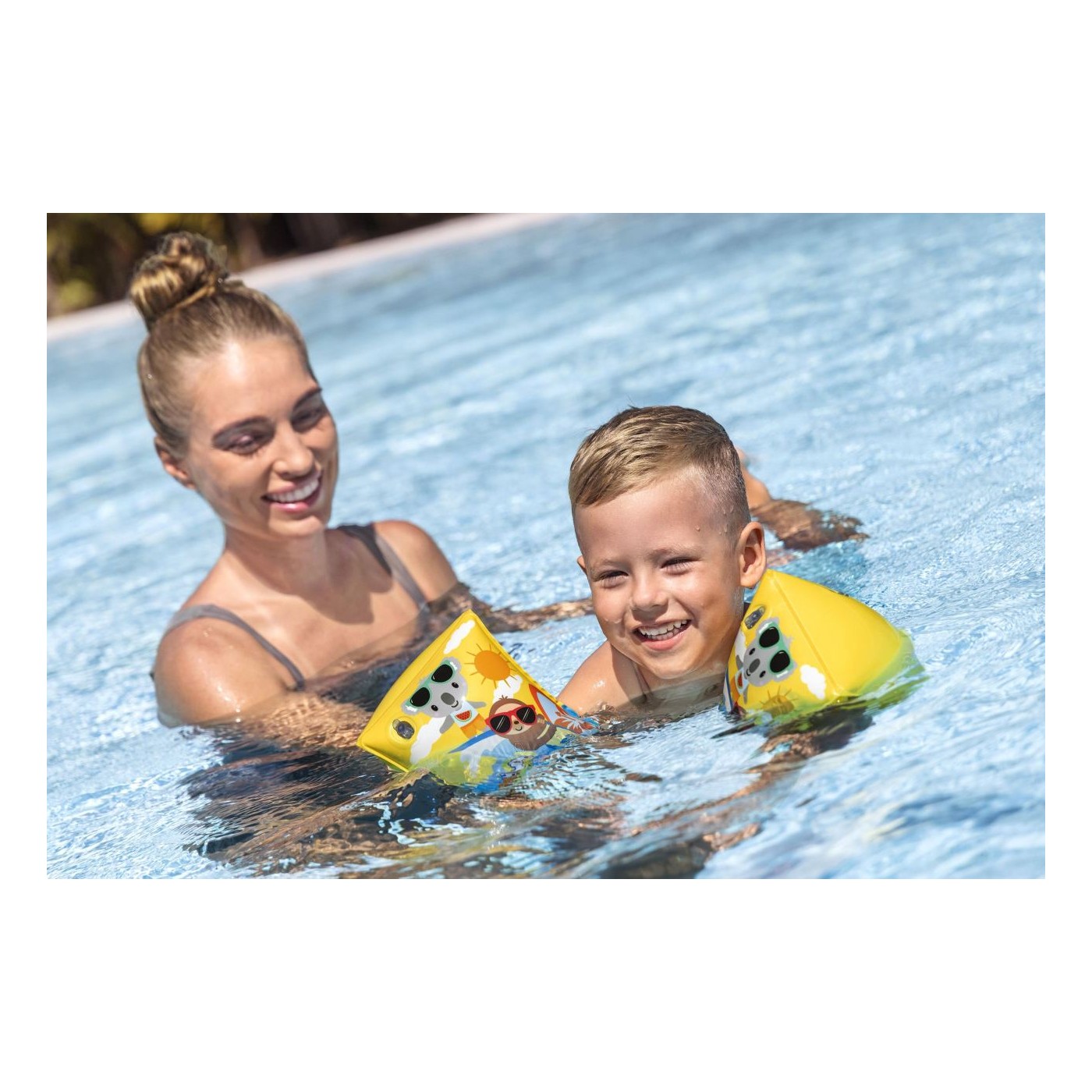 SUMMER SURF Arm Warmers Yellow 23x15cm Bestway