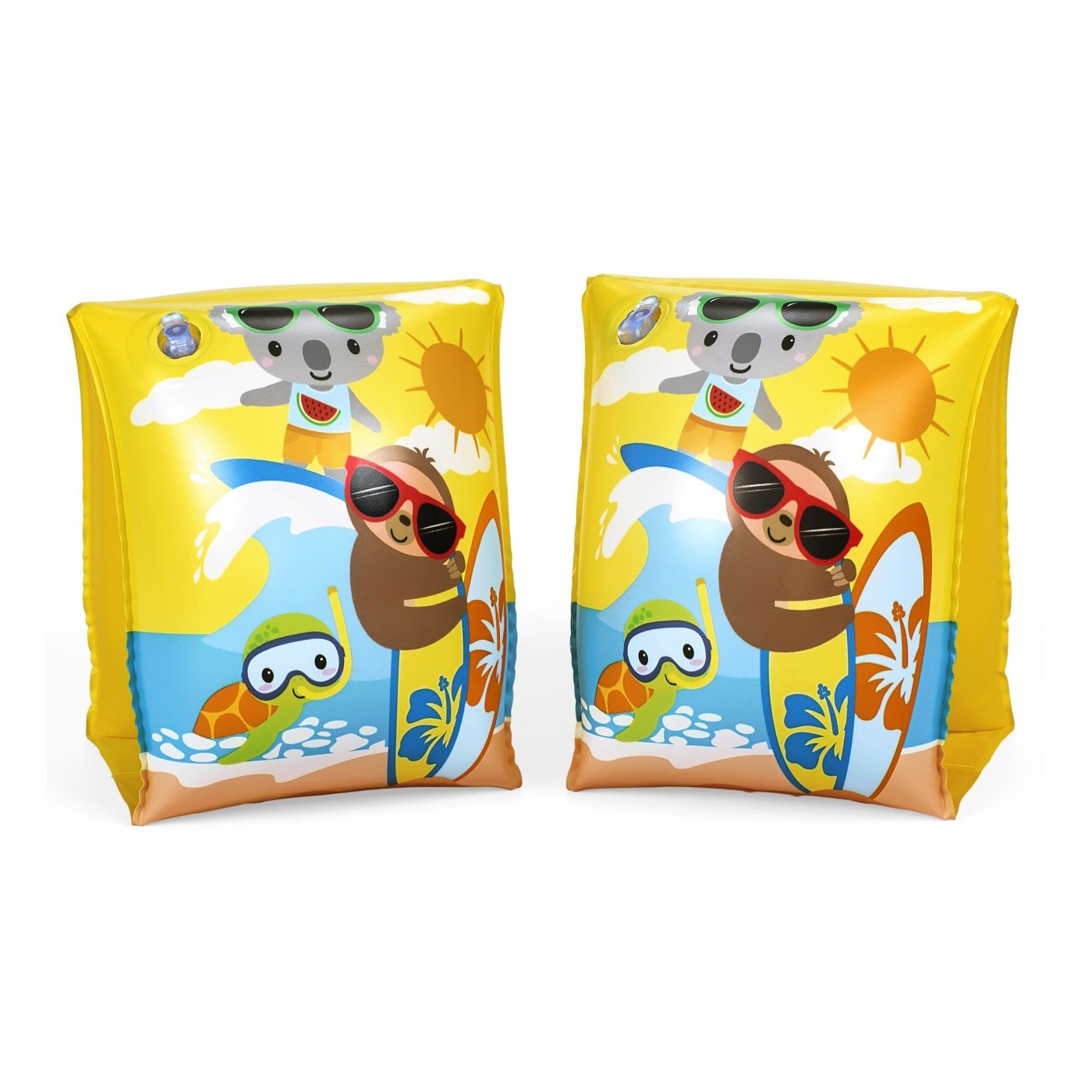 SUMMER SURF Arm Warmers Yellow 23x15cm Bestway