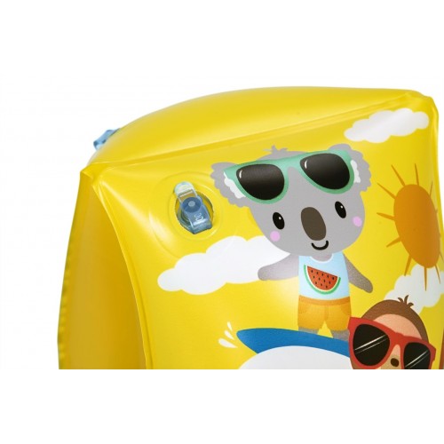 SUMMER SURF Arm Warmers Yellow 23x15cm Bestway