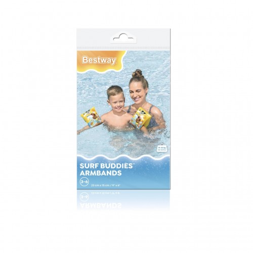 SUMMER SURF Arm Warmers Yellow 23x15cm Bestway