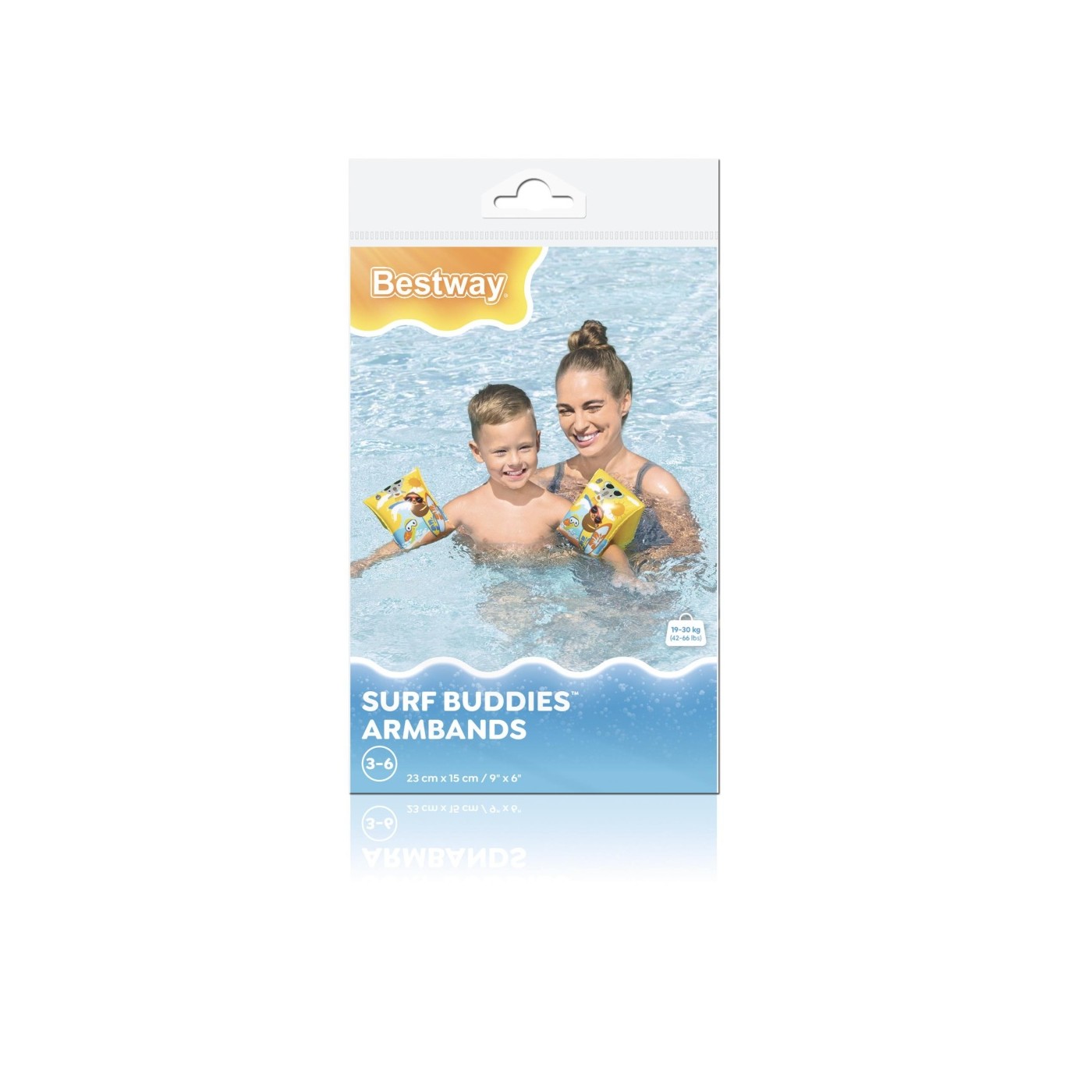 SUMMER SURF Arm Warmers Yellow 23x15cm Bestway