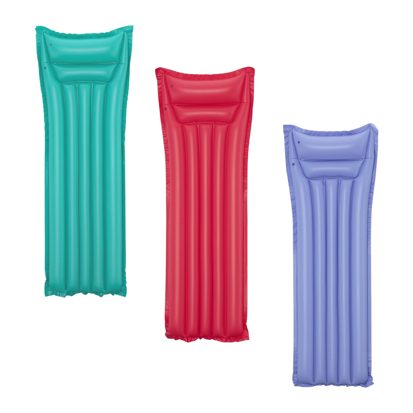 Inflatable Swimming Mattress Purple BESTWAY 183x69cm + Pillow