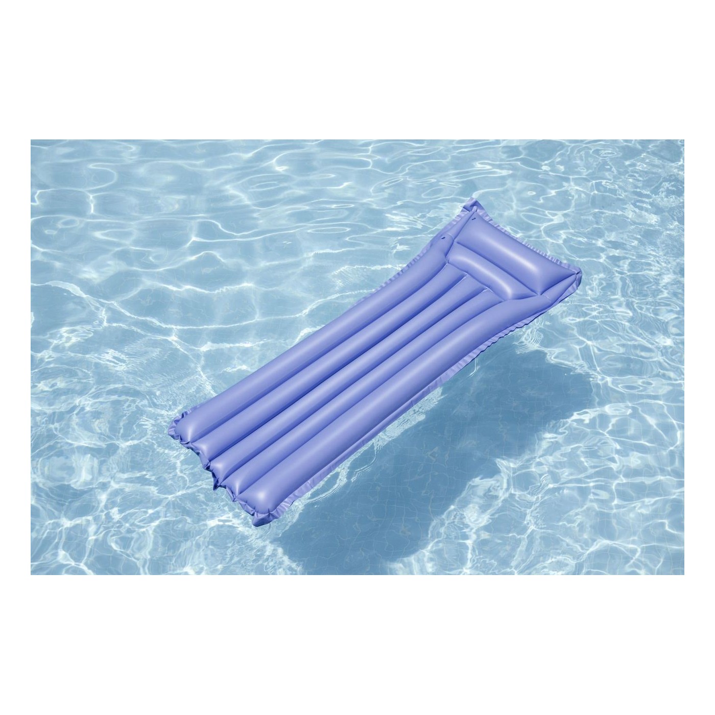 Inflatable Swimming Mattress Purple BESTWAY 183x69cm + Pillow