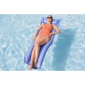 Inflatable Swimming Mattress Purple BESTWAY 183x69cm + Pillow