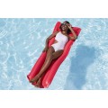Inflatable Swimming Mattress Red BESTWAY 183x69cm + Pillow