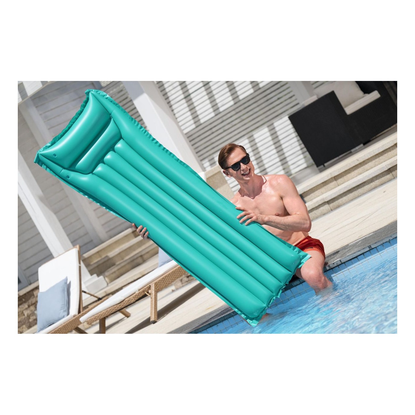 Beach mattress 183 69 cm BESTWAY Green