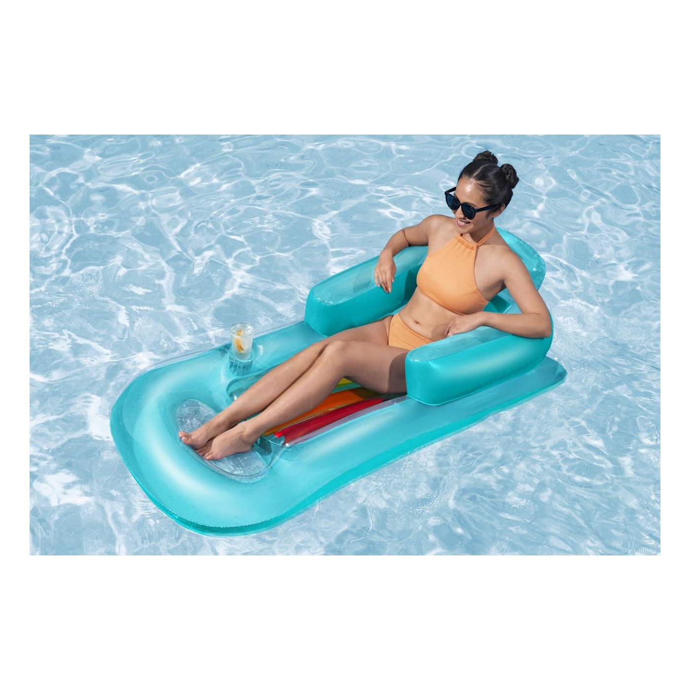 Mattress Deck chair Blue 161 84cm BESTWAY