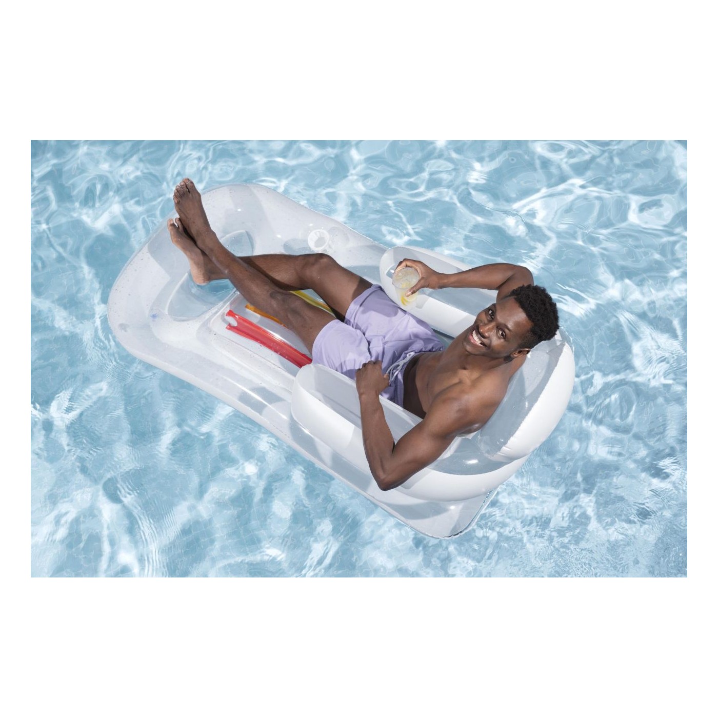 Mattress Deck-chair White 161 84 cm BESTWAY