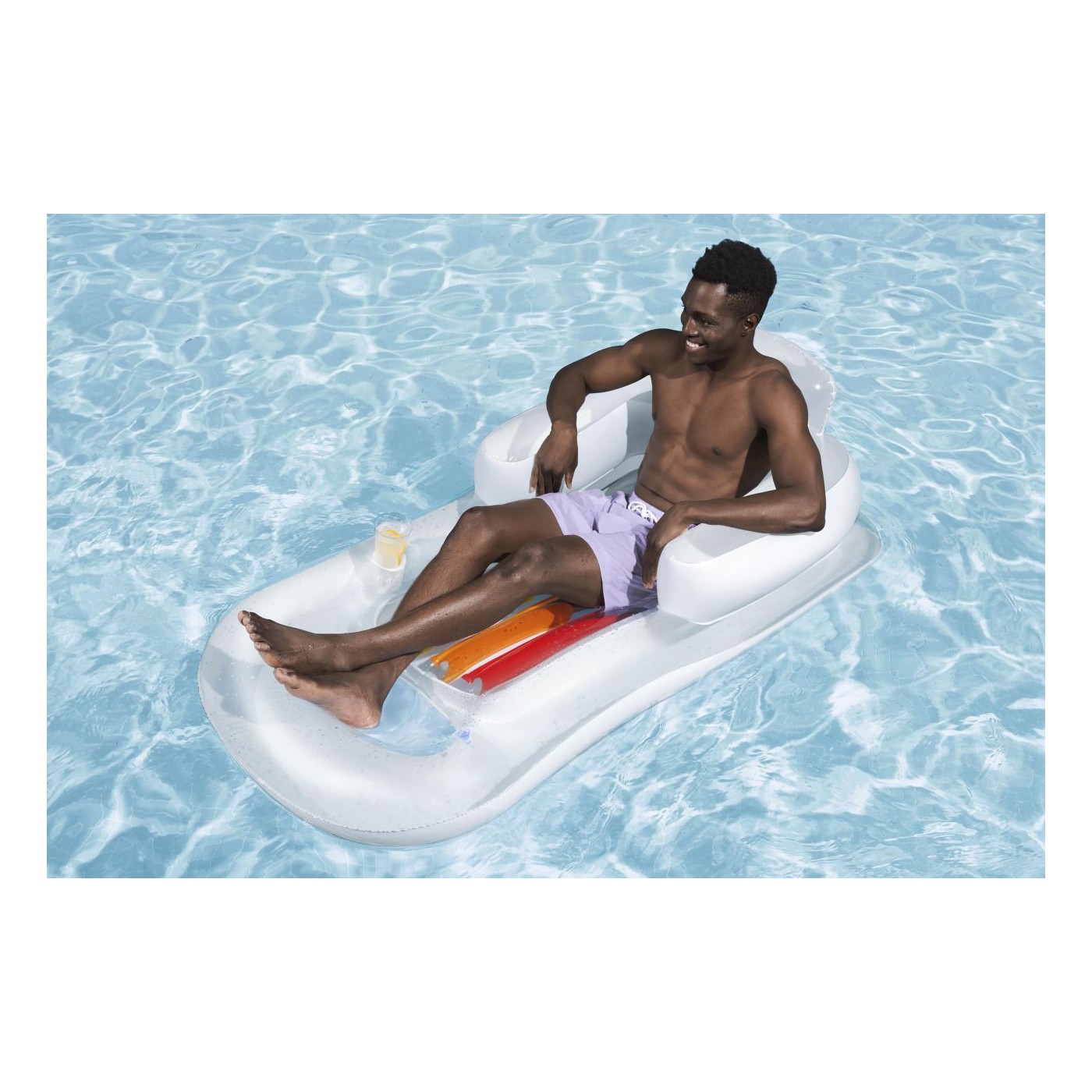 Mattress Deck-chair White 161 84 cm BESTWAY