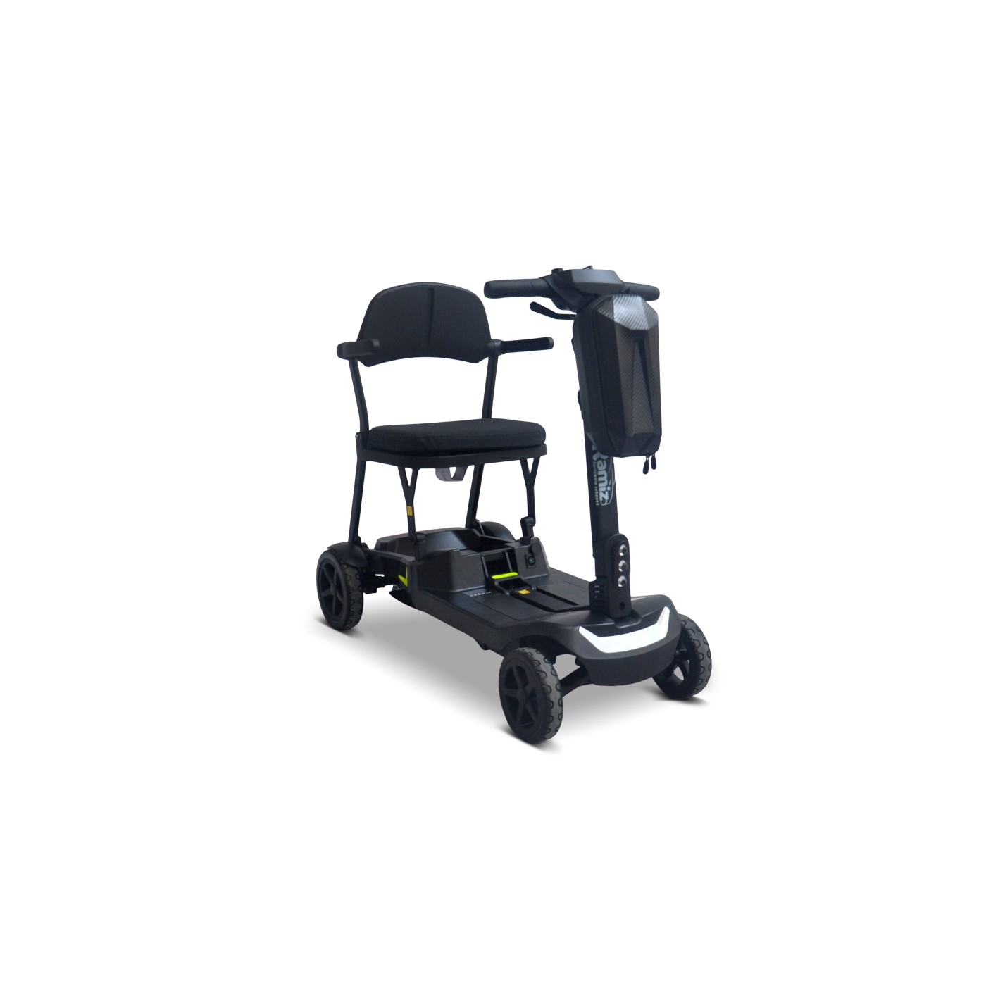 SeniorStar Black Four-Wheel Electric Scooter for Seniors