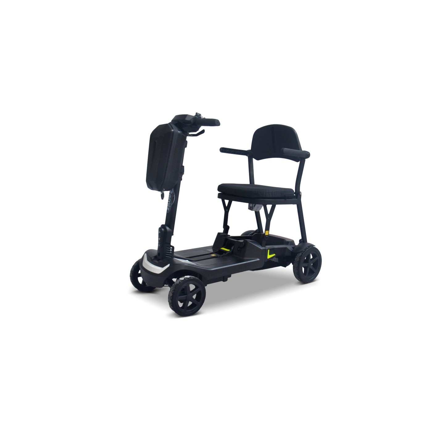 SeniorStar Black Four-Wheel Electric Scooter for Seniors