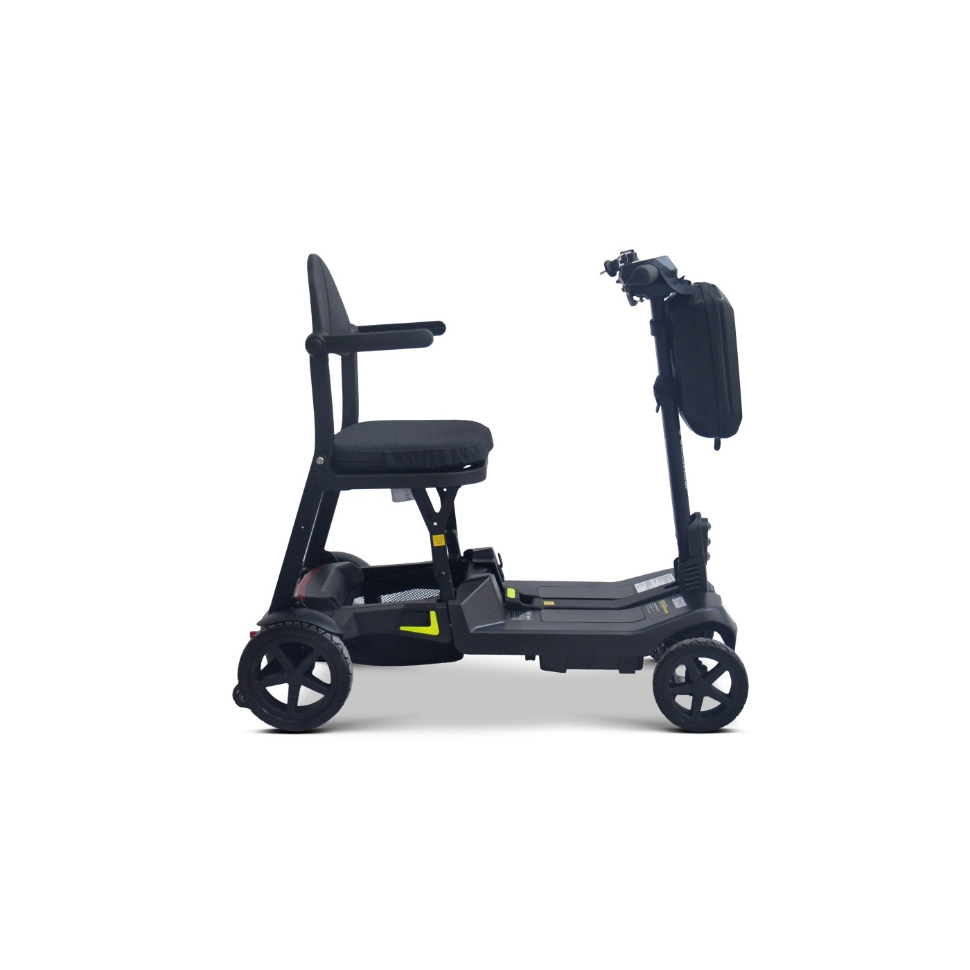SeniorStar Black Four-Wheel Electric Scooter for Seniors