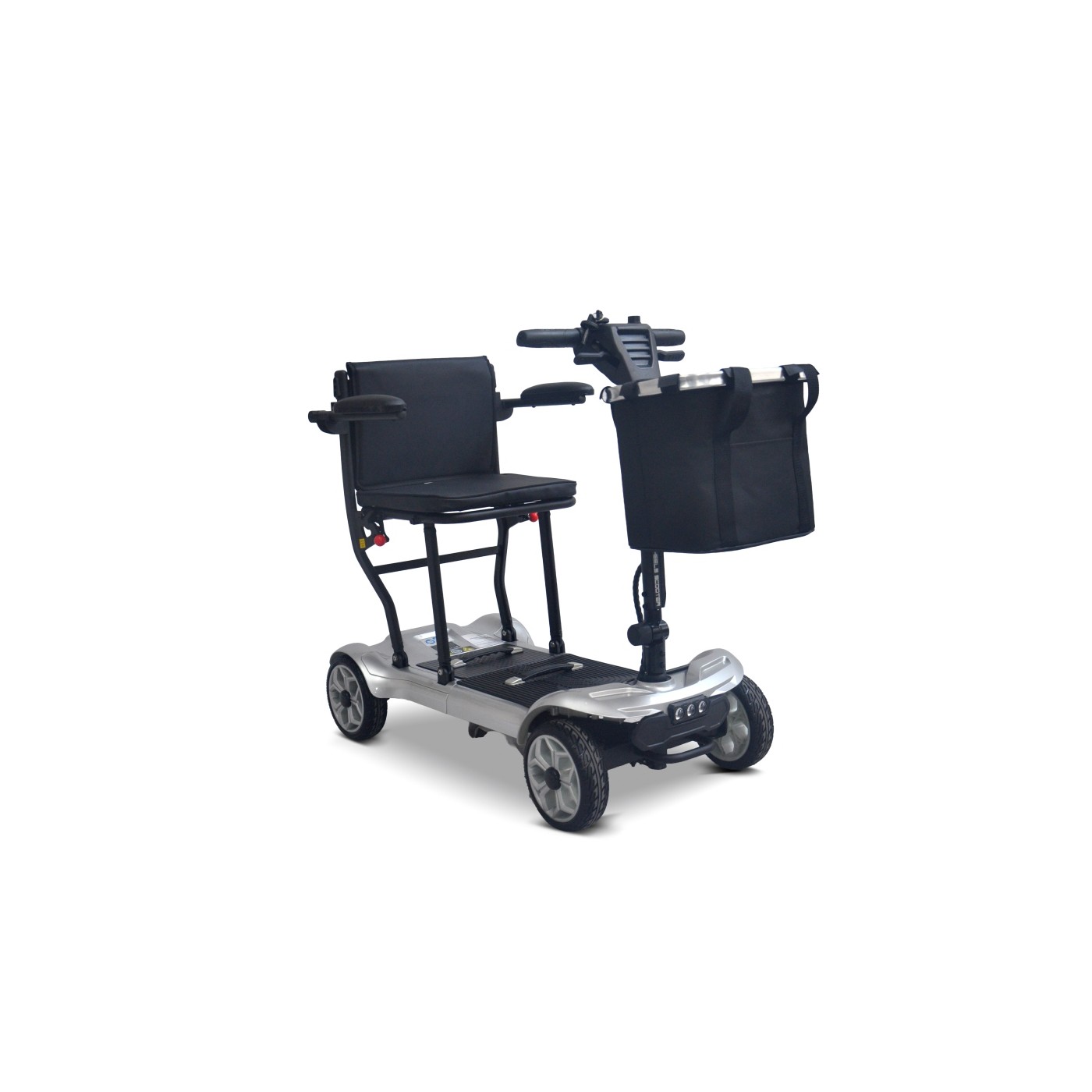 EasyGo Gray Four-Wheel Electric Scooter for Seniors
