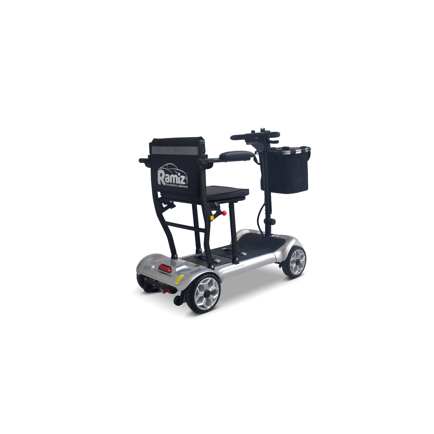 EasyGo Gray Four-Wheel Electric Scooter for Seniors