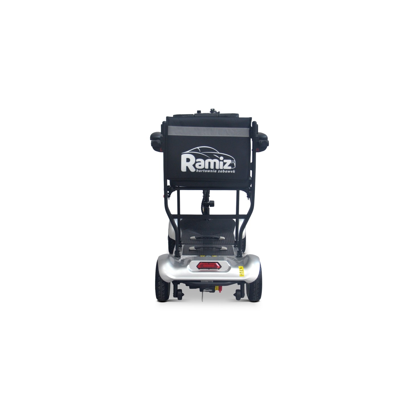 EasyGo Gray Four-Wheel Electric Scooter for Seniors