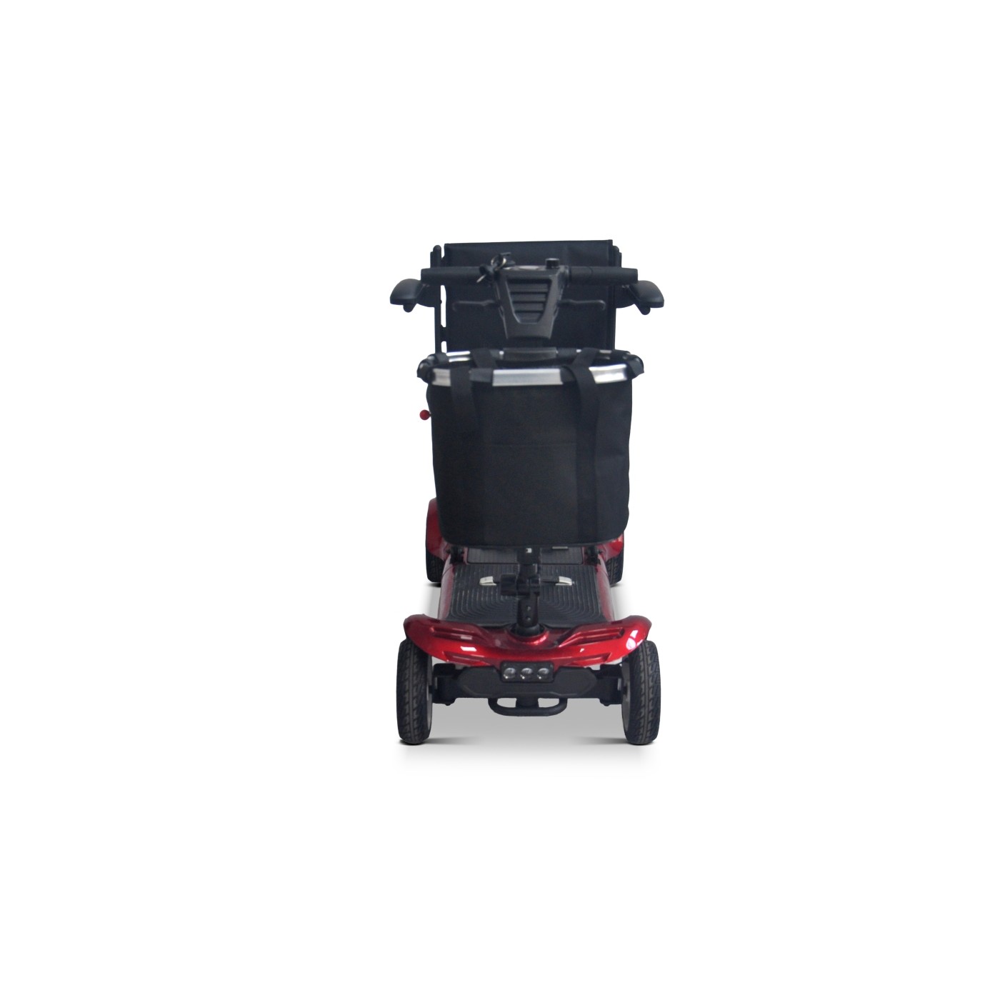 EasyGo Red Four-Wheel Electric Scooter for Seniors