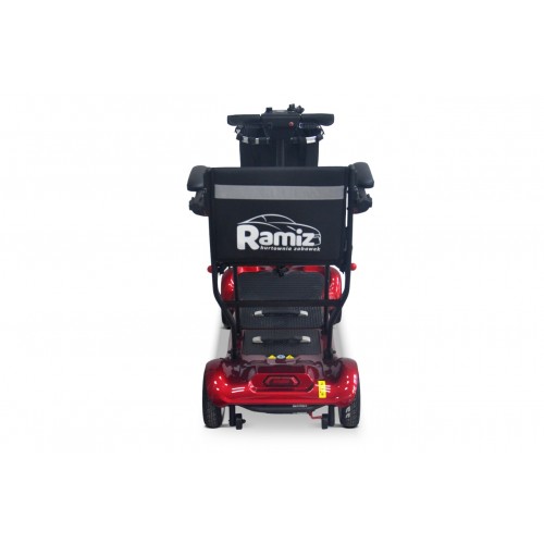 EasyGo Red Four-Wheel Electric Scooter for Seniors