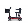 EasyGo Red Four-Wheel Electric Scooter for Seniors