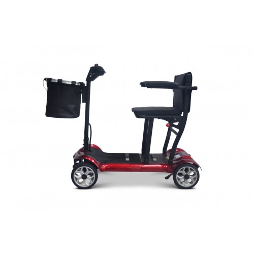 EasyGo Red Four-Wheel Electric Scooter for Seniors