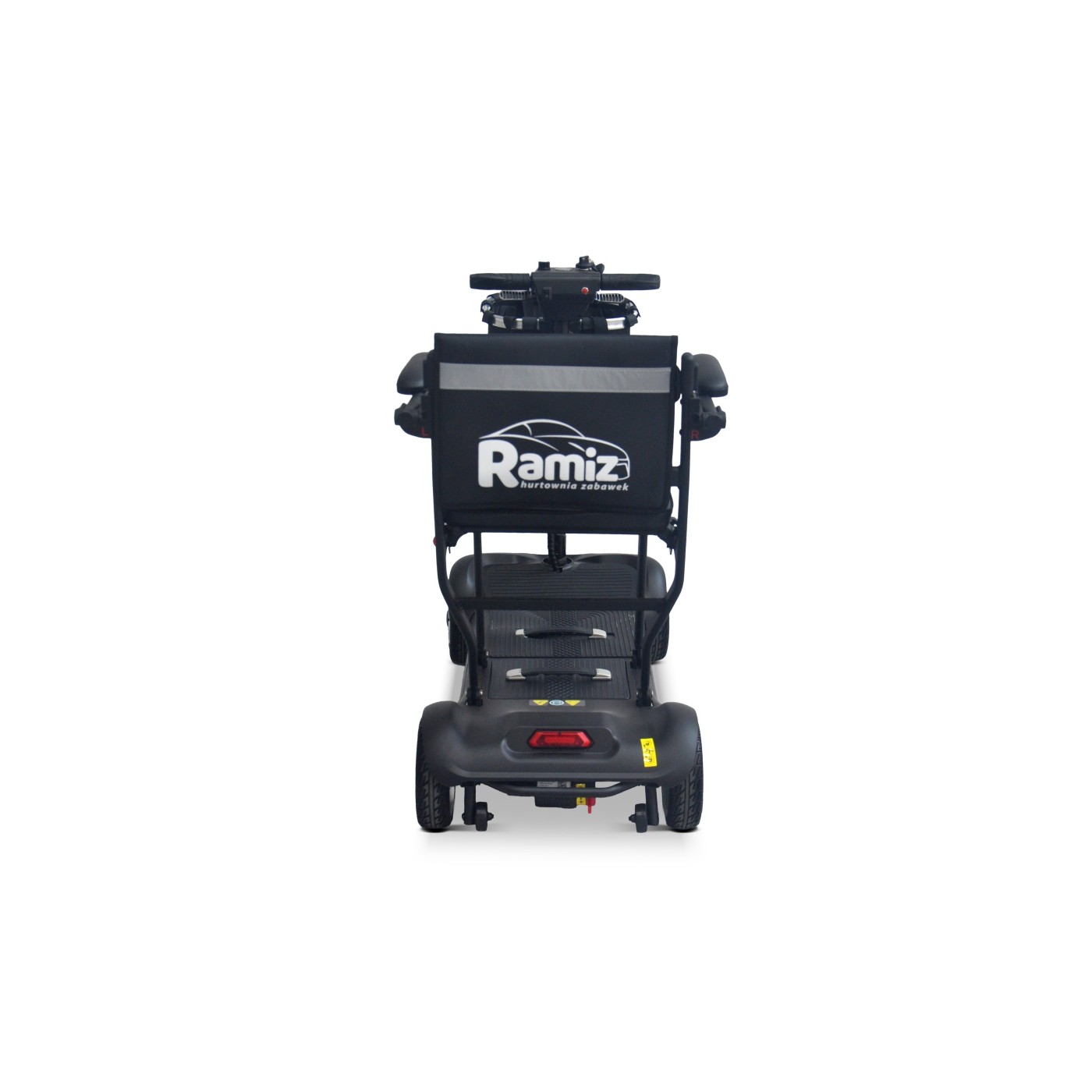 EasyGo Black Four-Wheel Electric Scooter for Seniors