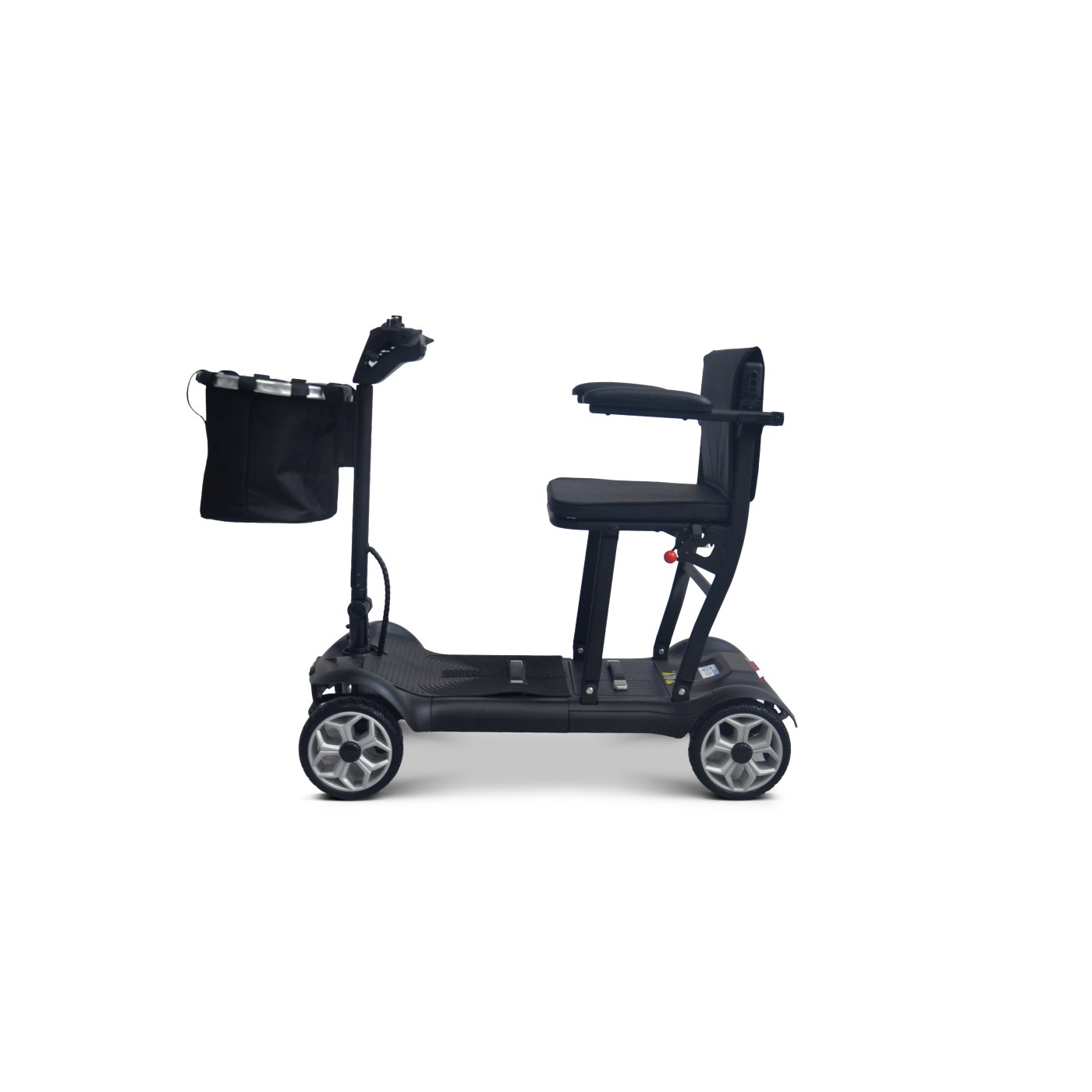 EasyGo Black Four-Wheel Electric Scooter for Seniors