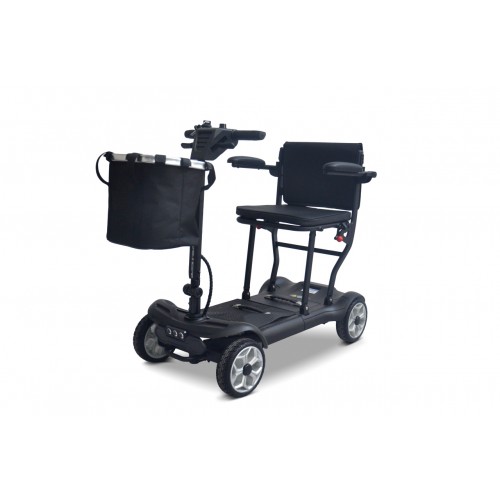 EasyGo Black Four-Wheel Electric Scooter for Seniors