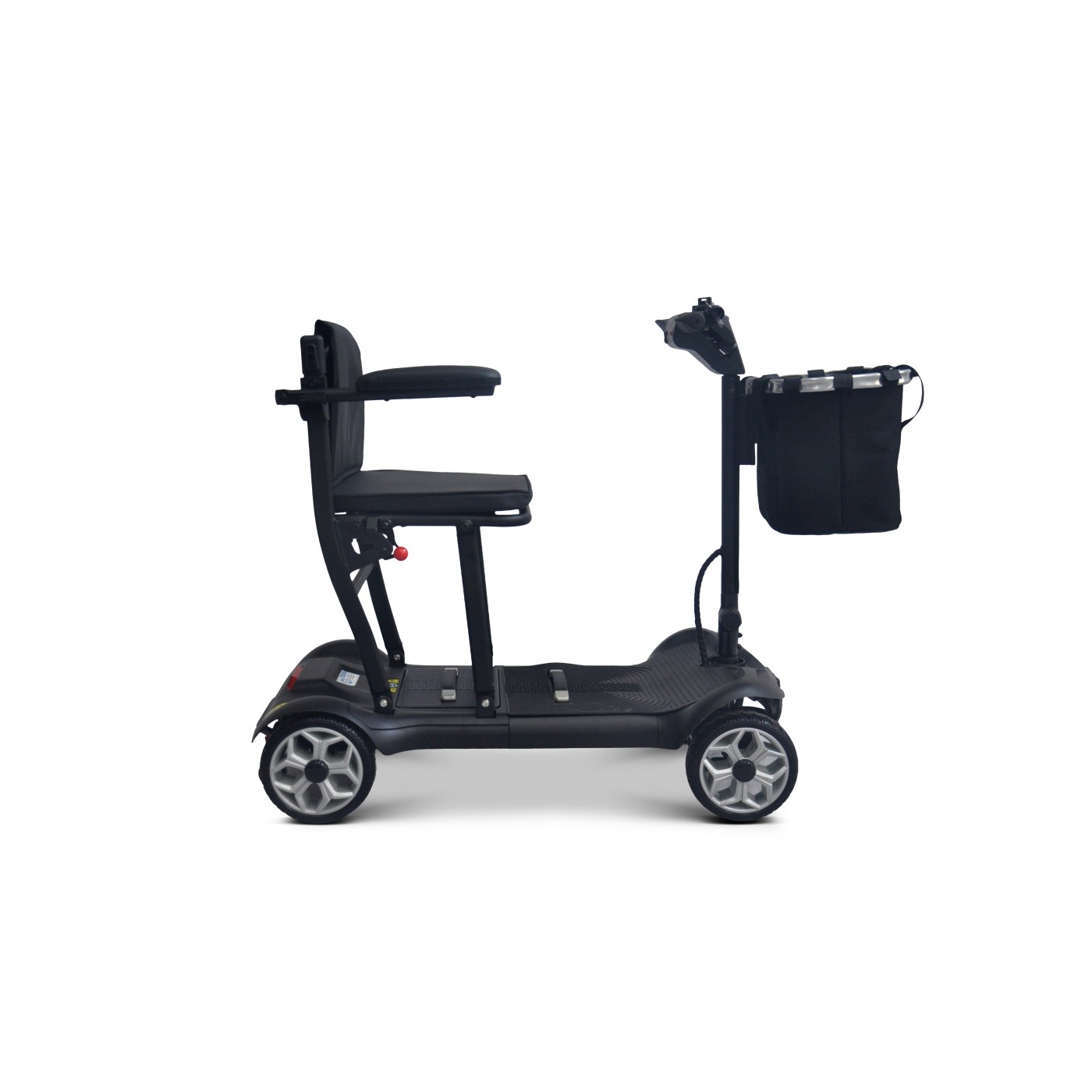 EasyGo Black Four-Wheel Electric Scooter for Seniors