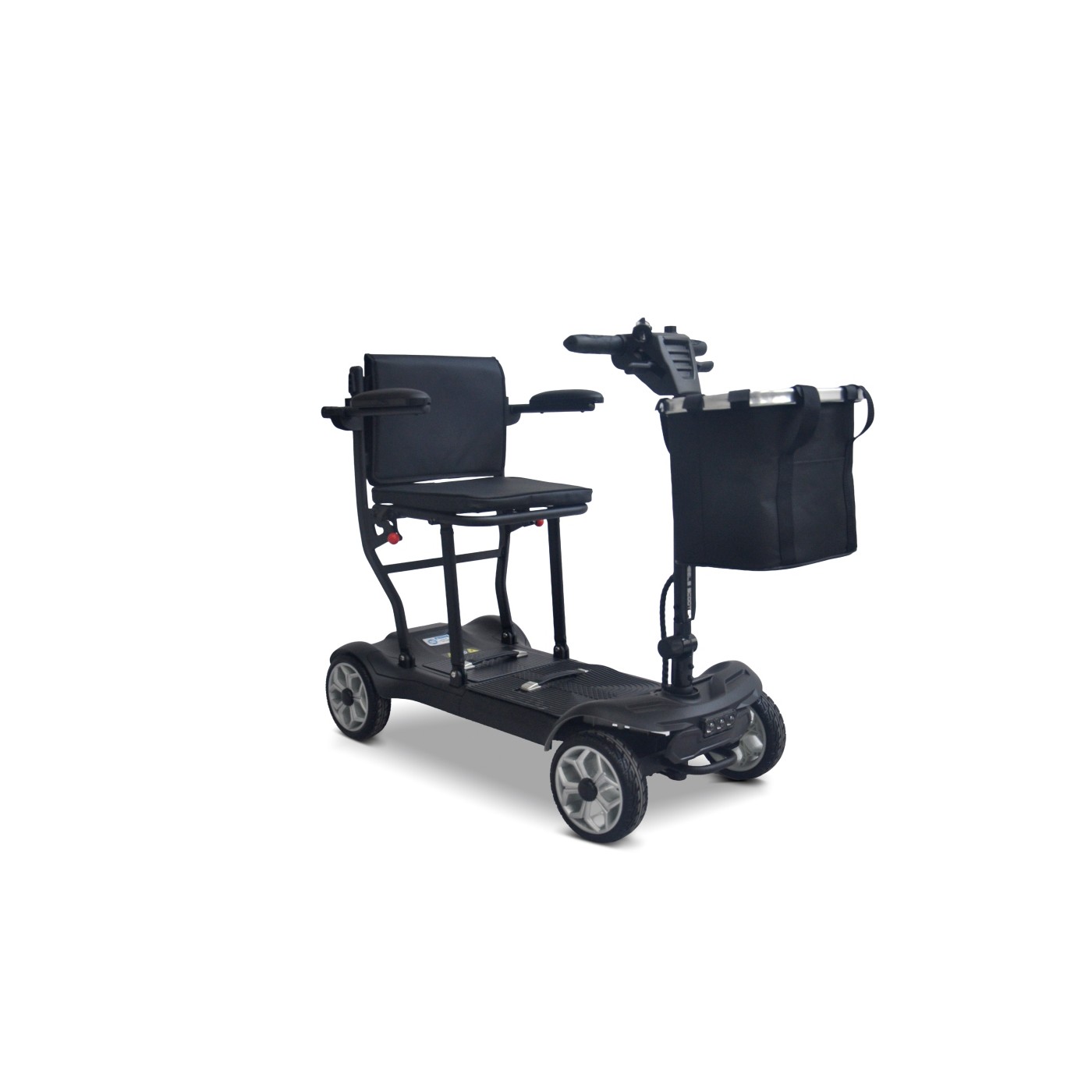 EasyGo Black Four-Wheel Electric Scooter for Seniors