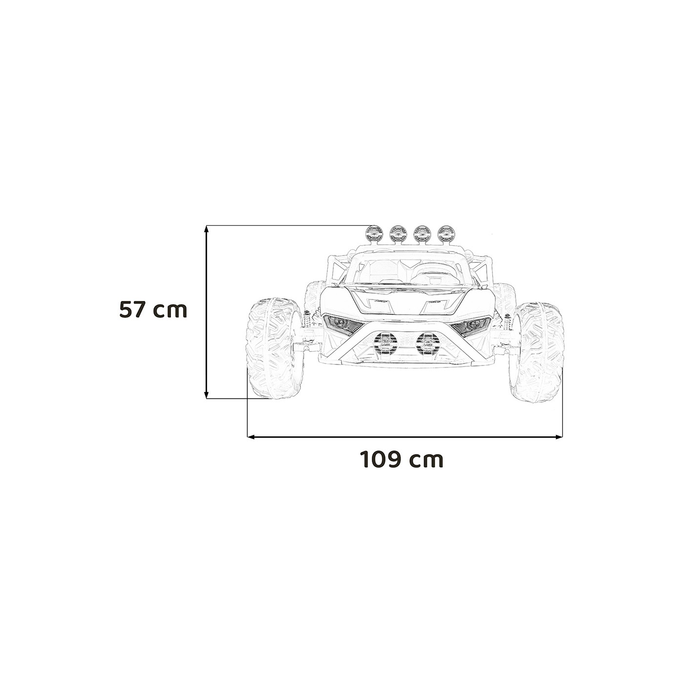 Vehicle Buggy Racing 5 Black