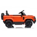 Land Rover Defender Orange Vehicle