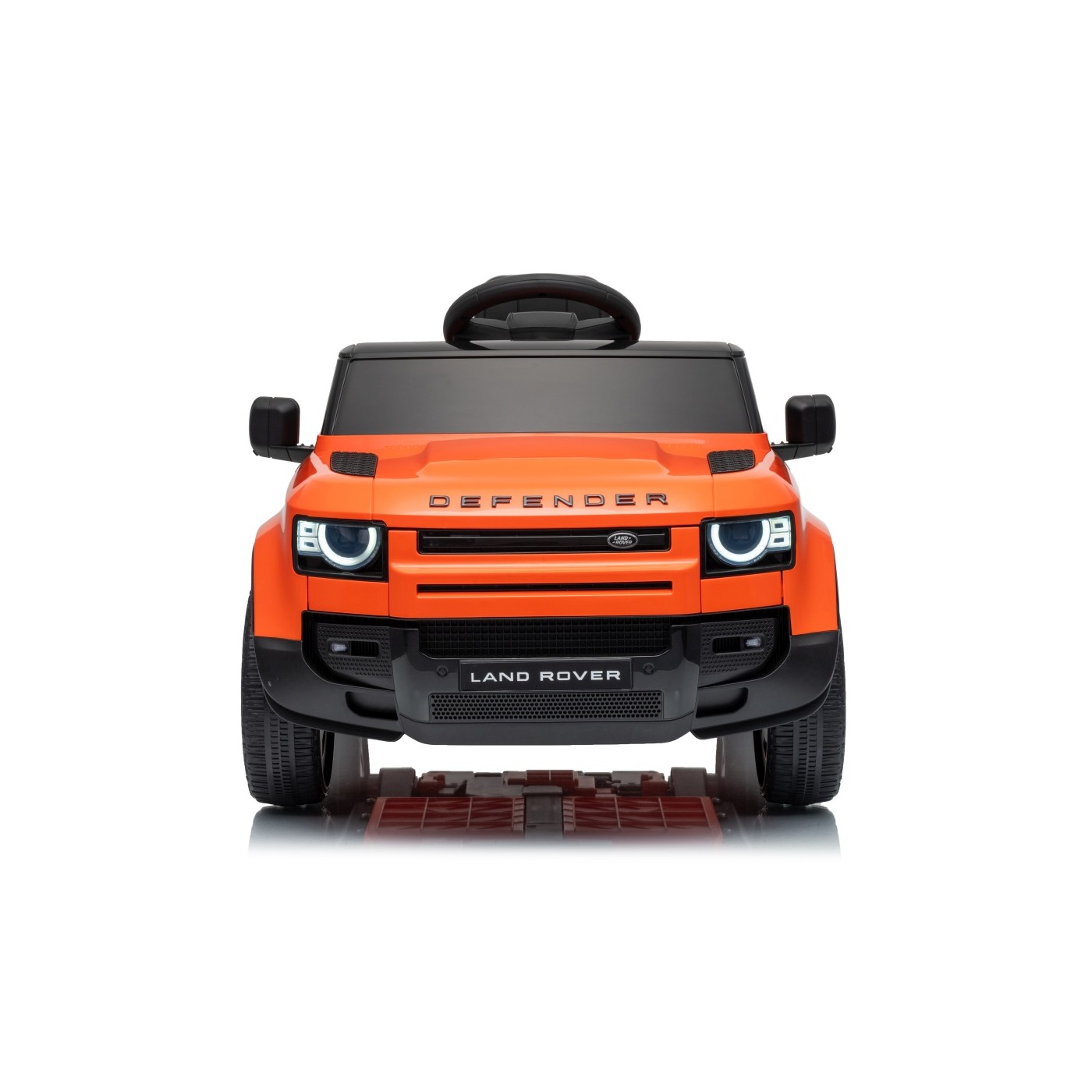 Land Rover Defender Orange Vehicle