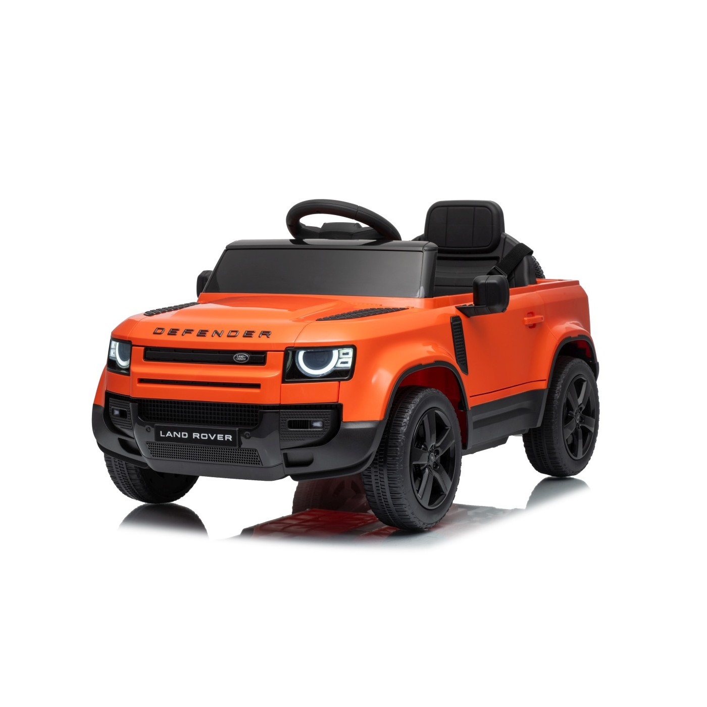Land Rover Defender Orange Vehicle