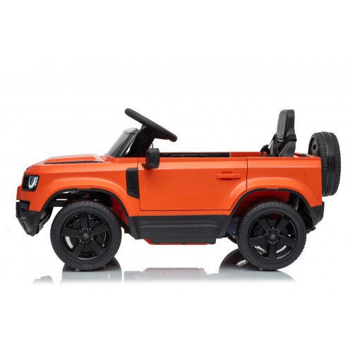 Land Rover Defender Orange Vehicle