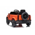 Land Rover Defender Orange Vehicle
