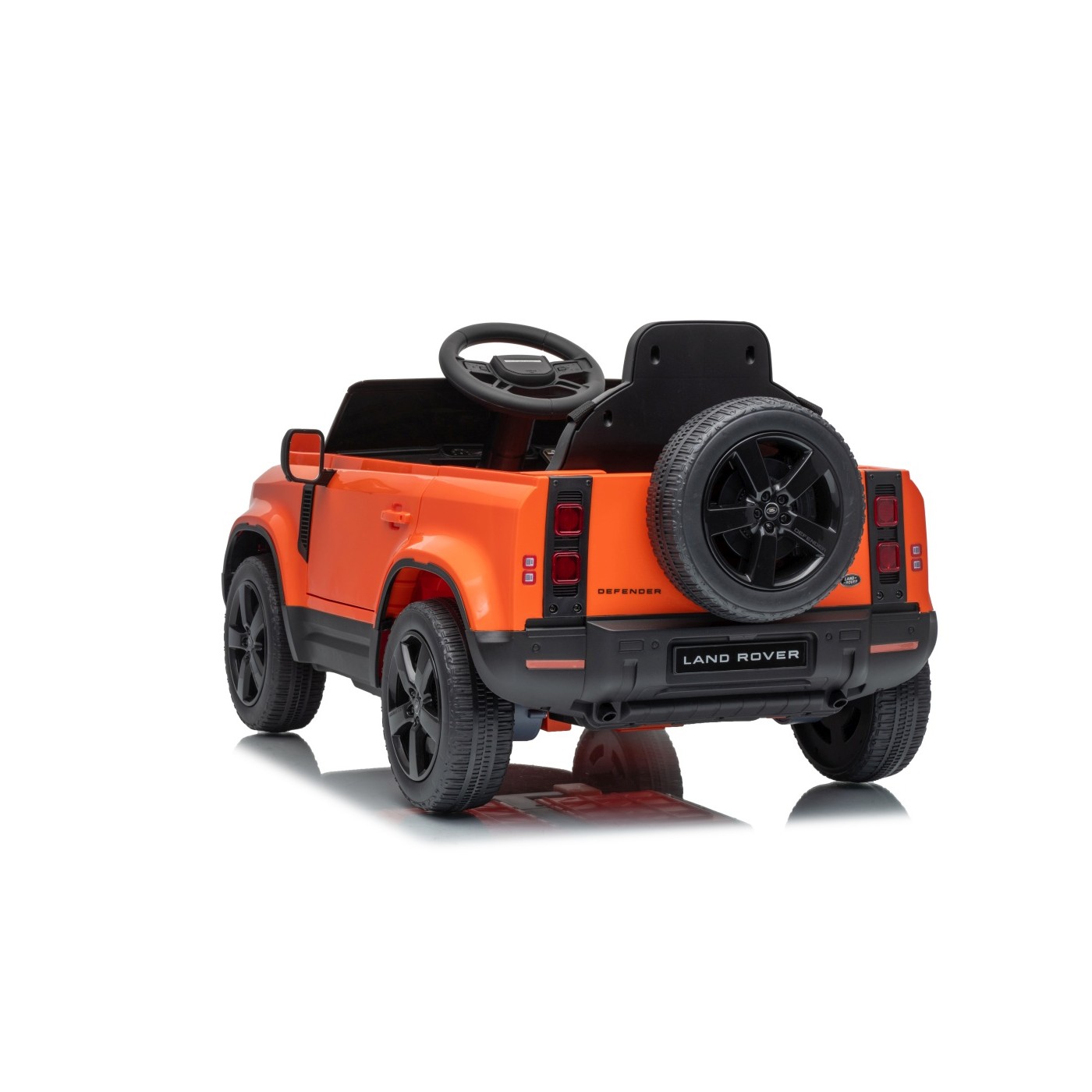 Land Rover Defender Orange Vehicle