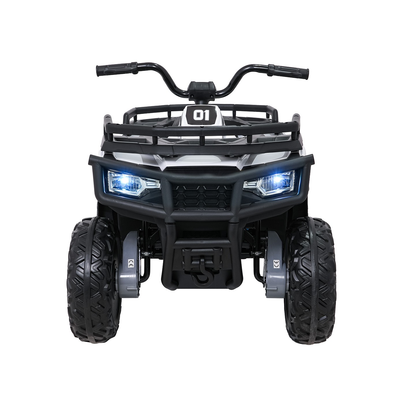 WOLF 4x4 ATV Quad Vehicle White