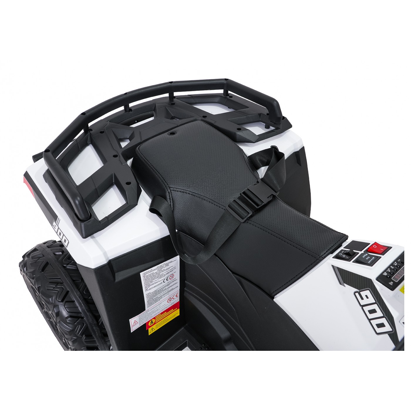 WOLF 4x4 ATV Quad Vehicle White