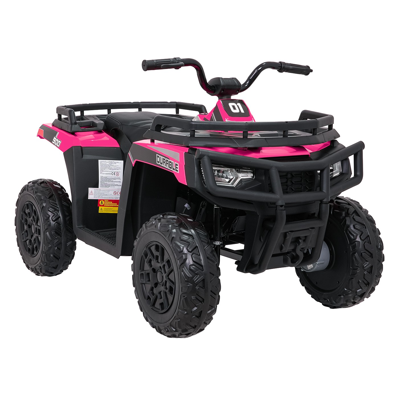 WOLF Pink 4x4 ATV Quad Vehicle