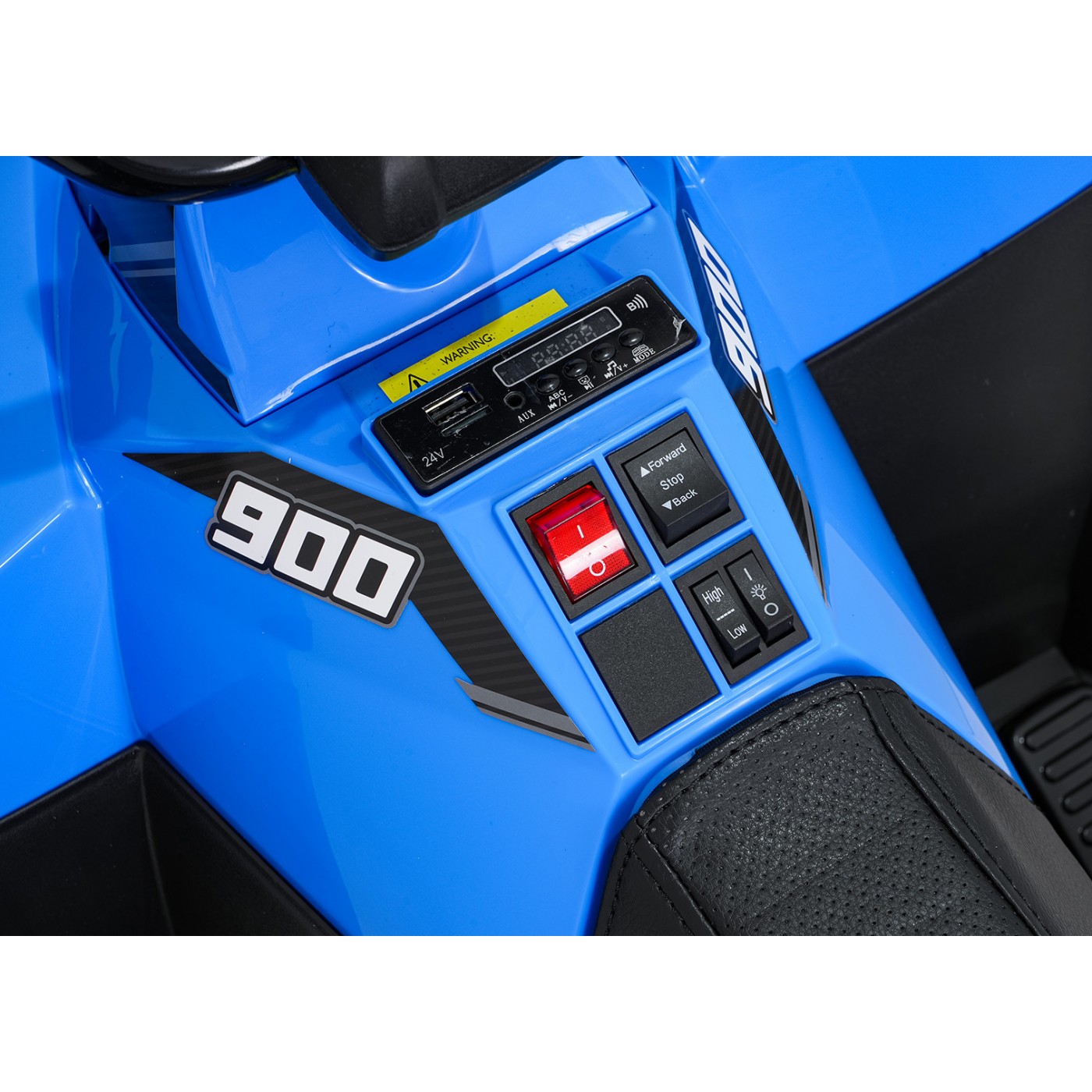 WOLF Blue 4x4 ATV Quad Vehicle