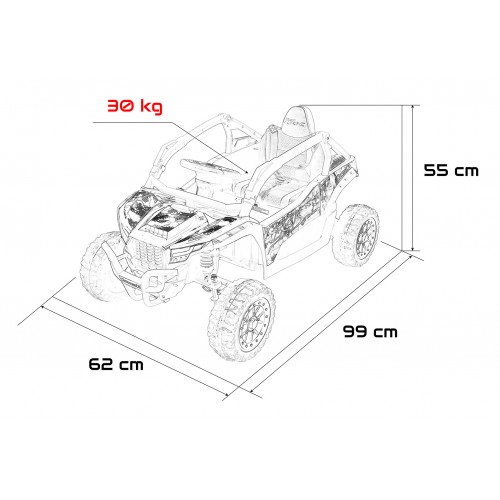 Kawasaki TERYX KRX1000 Black Buggy