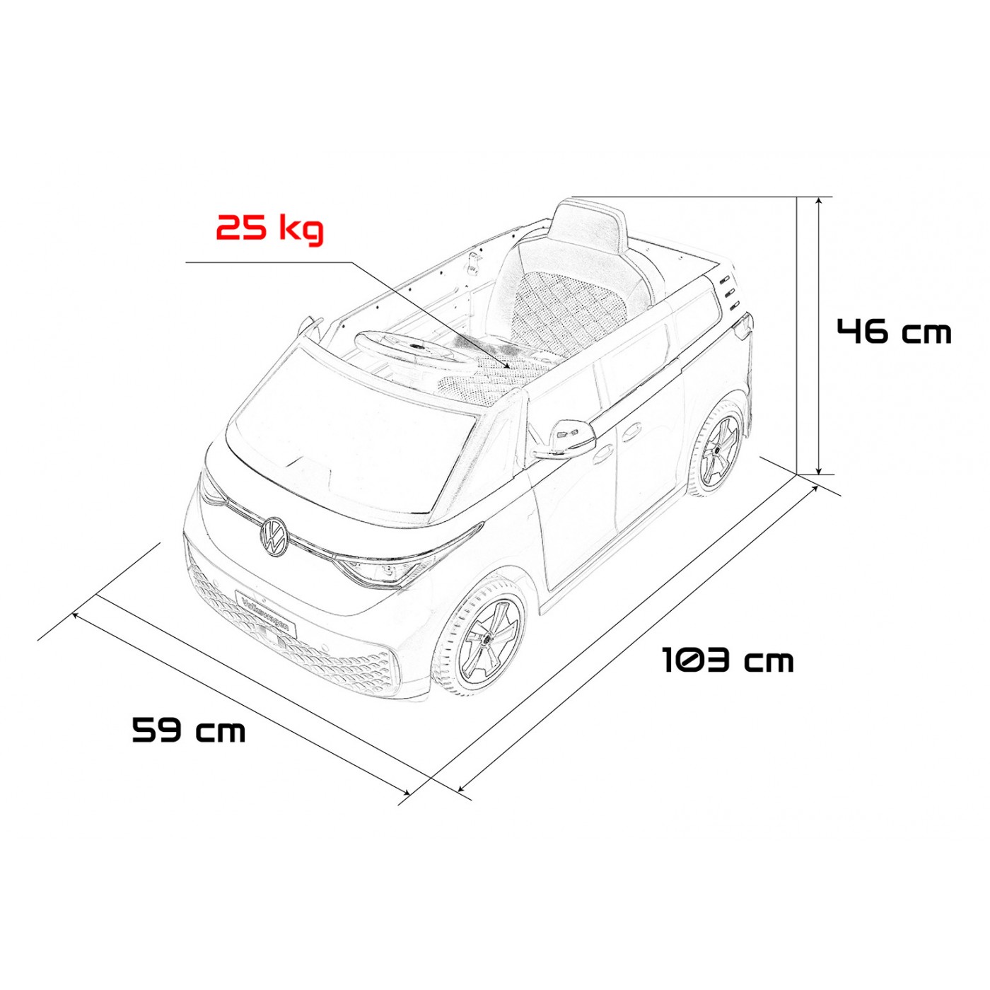 Volkswagen ID BUZZ Blue Vehicle
