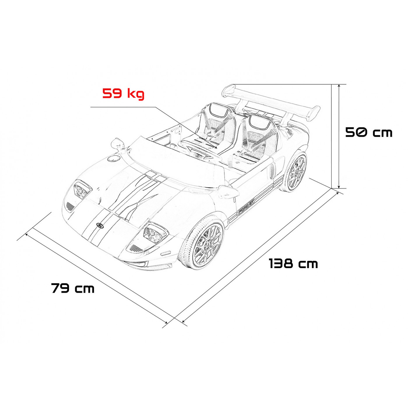 Vehicle Ford GT Black