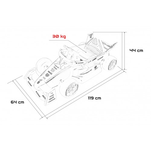 Vehicle Formula E Porsche Red