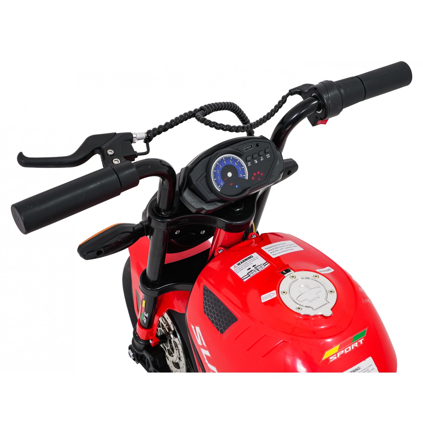 Vehicle Motorcycle SUPERMOTO Red