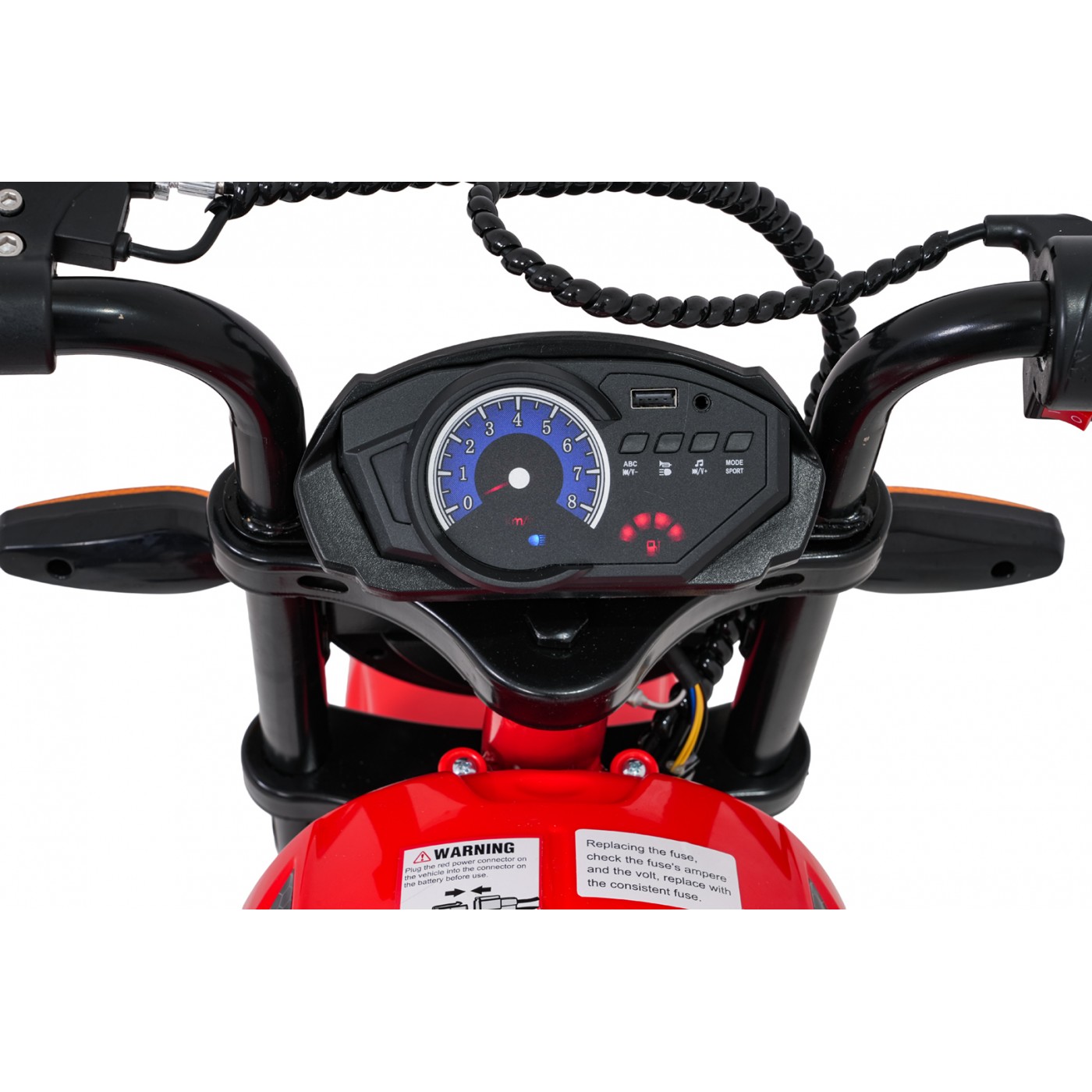 Vehicle Motorcycle SUPERMOTO Red